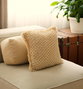 Aberto Design Funda de Cojín Beige 43 x 43 cm KET007